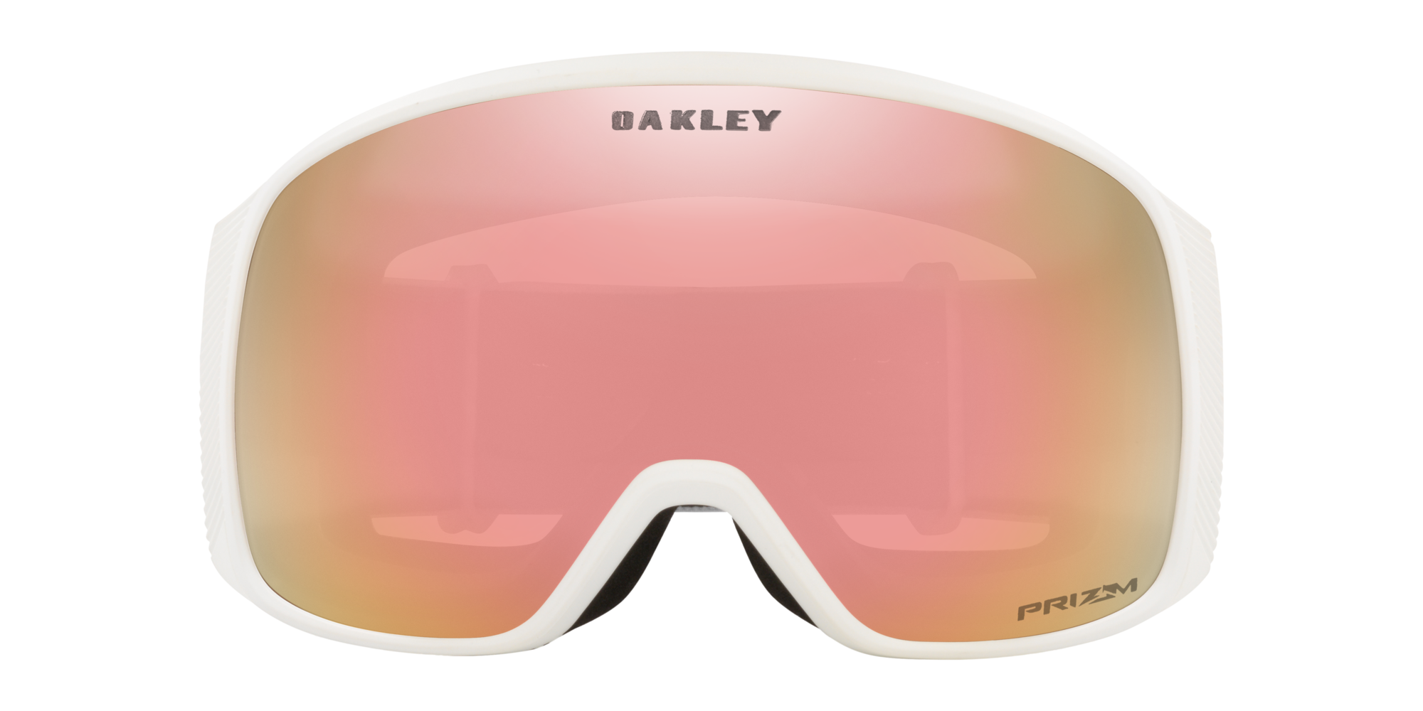 Shop Oakley Man Sunglass Oo7104 Flight Tracker L Snow Goggles In Prizm Rose Gold Iridium