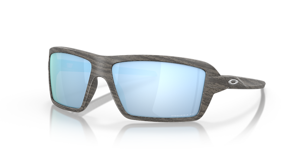 Oakley OO9129 Cables 63 Prizm Deep Water Polarized & Woodgrain Polarized  Sunglasses | Sunglass Hut USA