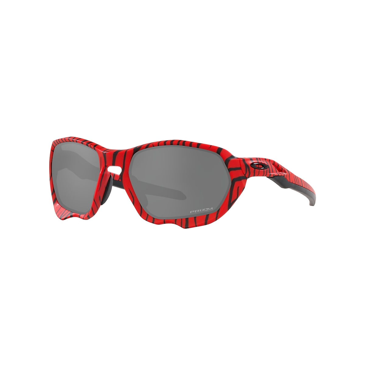 OAKLEY OO9019 Plazma Red Tiger Red Tiger - Men Sunglasses, Prizm Black Lens