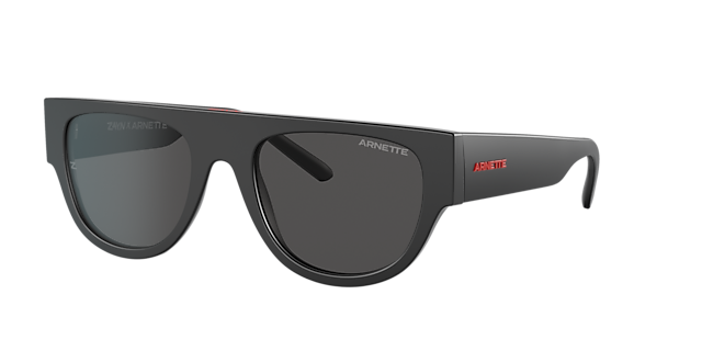 AN4293 GTO 53 Dark Grey & Matte Black Sunglasses | Sunglass Hut USA