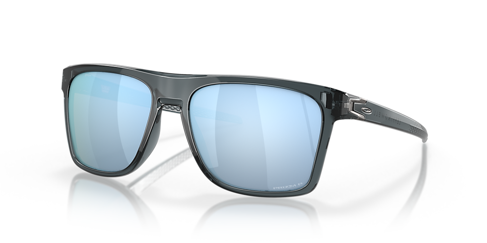 Oakley OO9100 Leffingwell 57 Prizm Deep Water Polarized & Crystal Black  Polarized Sunglasses | Sunglass Hut USA