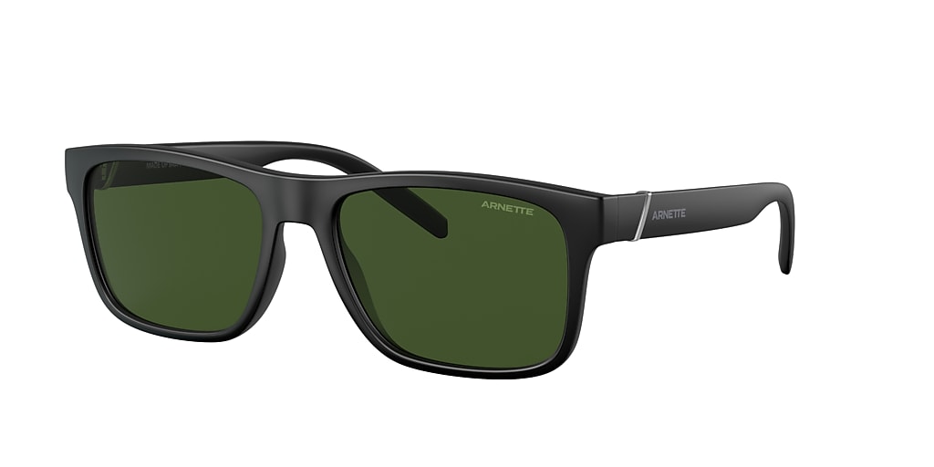 AN4298 Bandra 55 Dark Green & Matte Black Sunglasses Sunglass