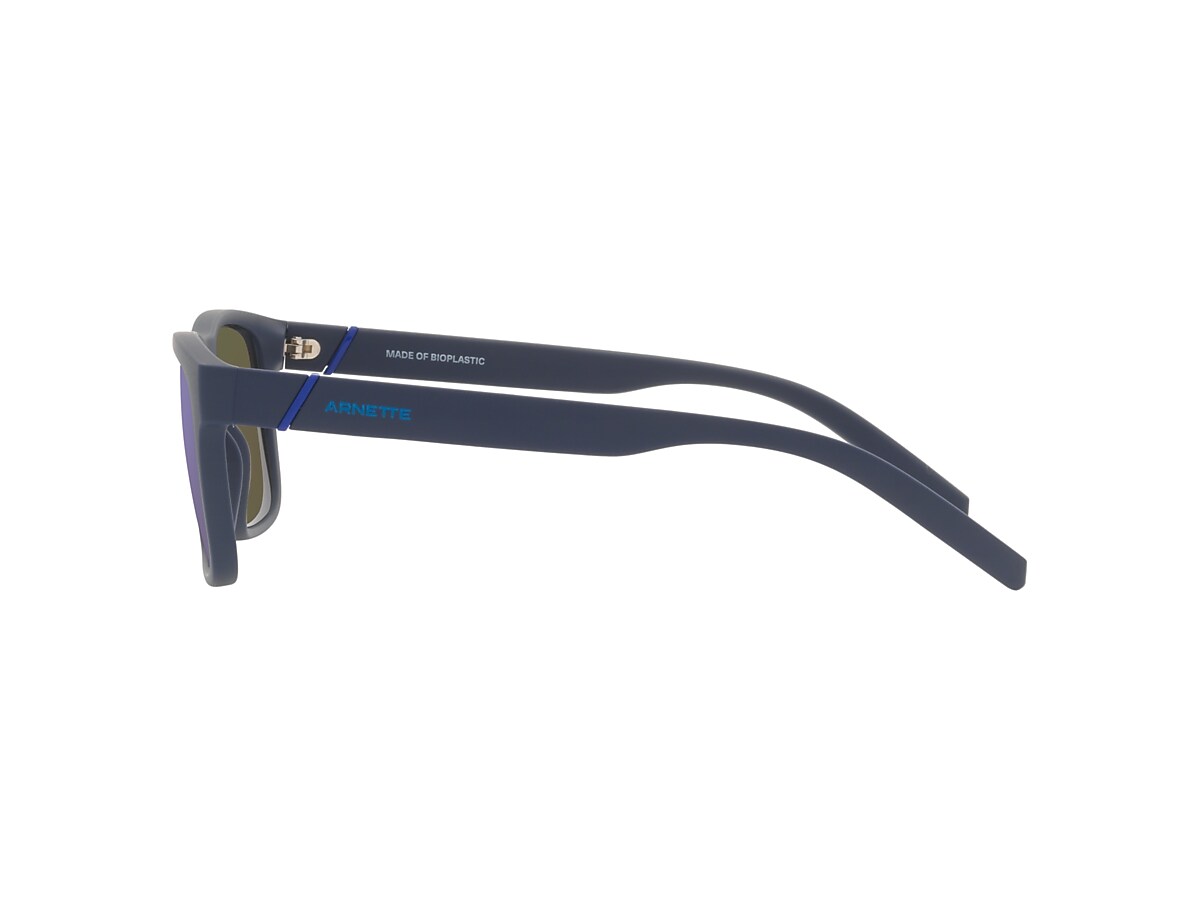 ARNETTE AN4298 Bandra Matte Navy Blue - Man Sunglasses, Dark Grey Mirror  Water Polarized Lens