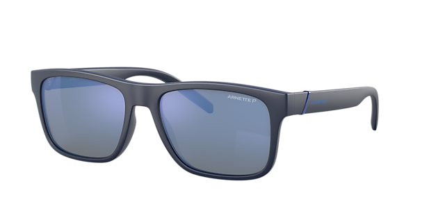 Arnette AN4315 Teen Speerit 51 Dark Grey Mirror Water Polarized & Matte  Black Polarized Sunglasses