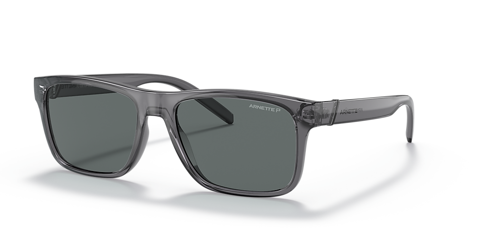 Arnette AN4298 Hut Bandra Grey 55 | Sunglasses Dark Gray Polarized Sunglass Transparent USA & Polarized