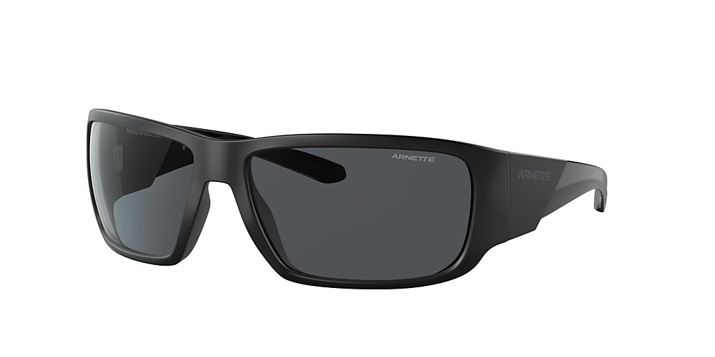 Arnette AN4297 Snap II 64 Dark Grey & Matte Black Sunglasses | Sunglass ...