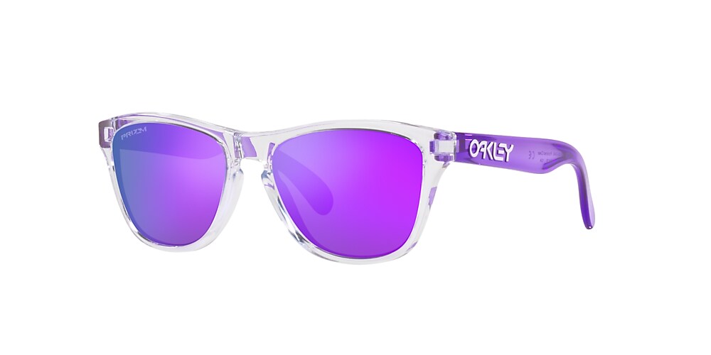 Oakley OJ9009 Frogskins™ XXS (Youth Fit) 48 Prizm Violet & Clear 