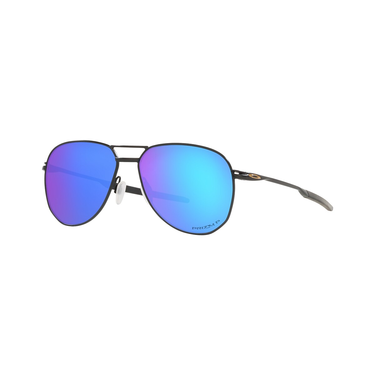 OAKLEY OO4147 Satin Black - Male Sunglasses, Prizm Sapphire Polarized Lens
