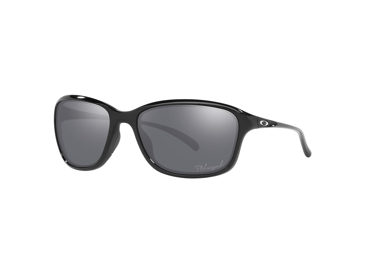 OAKLEY OO9297 She's Unstoppable Polished Black - Women Sunglasses, Black  Iridium Polarized Lens