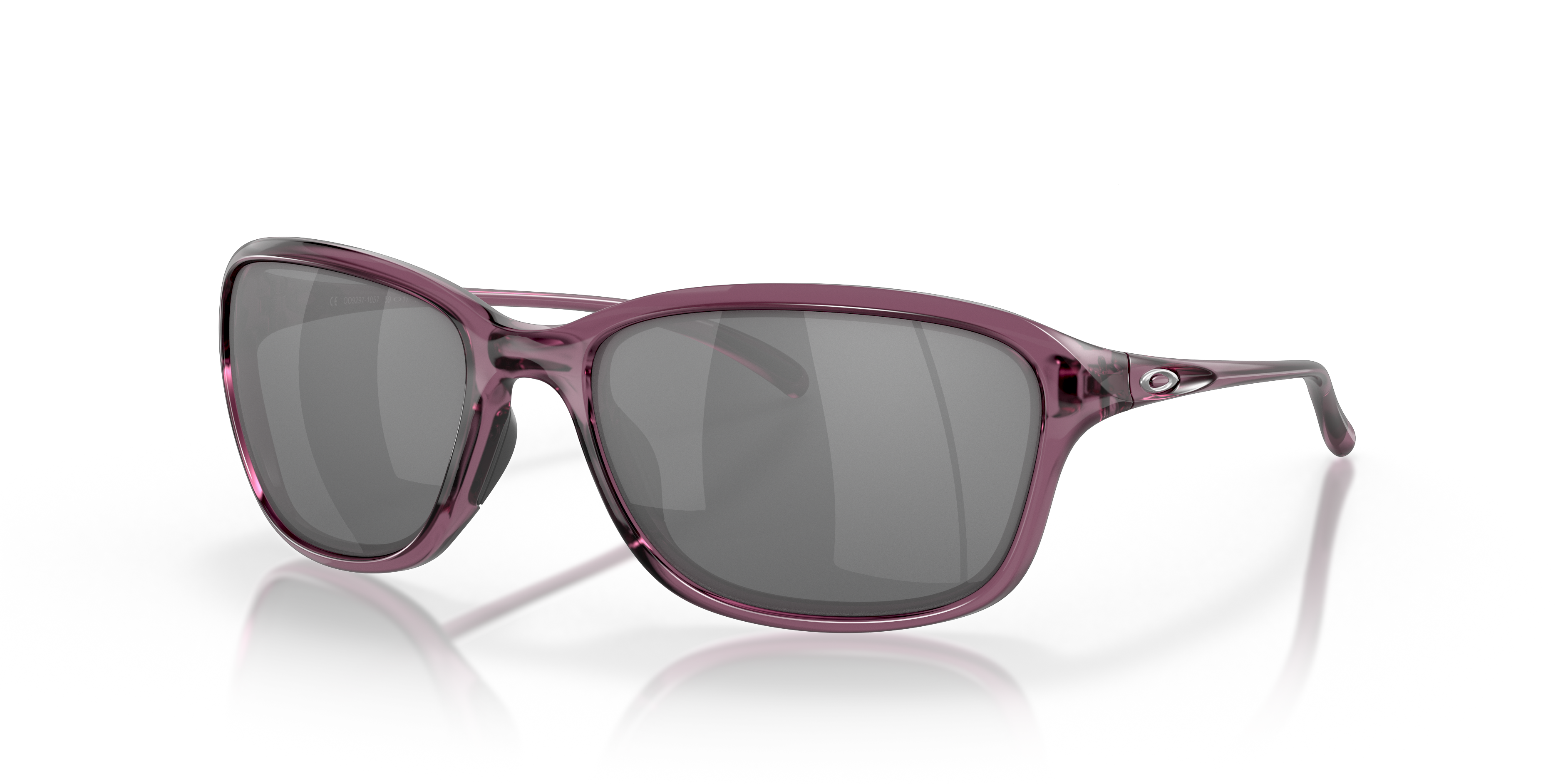 Oakley OO9297 She's Unstoppable 59 Black Iridium & Translucent Indigo ...