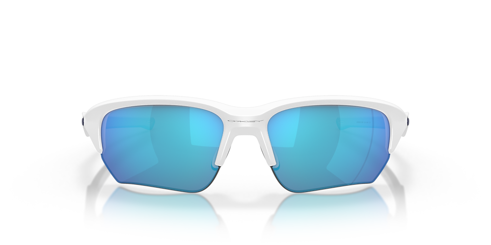 Oakley OO9363 Flak® Beta 64 Sapphire Iridium & Matte White Sunglasses |  Sunglass Hut Australia