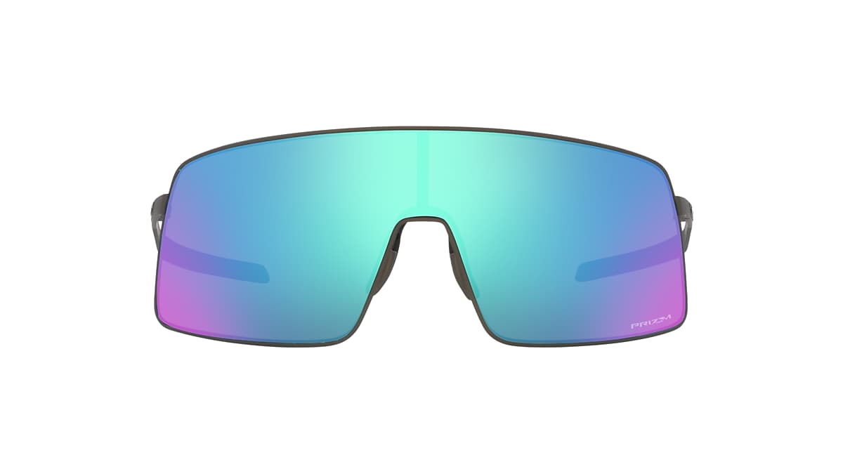 OAKLEY OO6013 Sutro TI Satin Lead - Men Sunglasses, Prizm Sapphire Lens