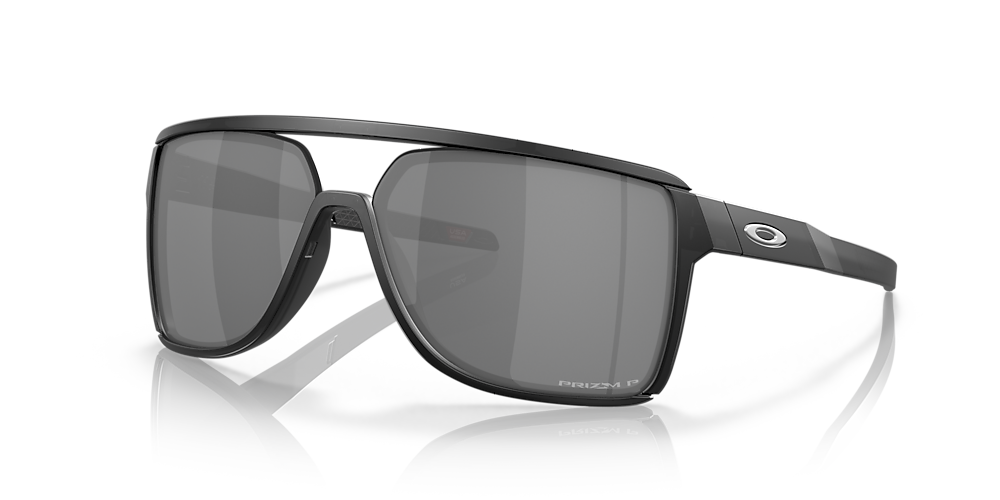 Oakley OO9147 Castel 63 Prizm Black Polarized & Matte Black Ink Polarized  Sunglasses | Sunglass Hut USA