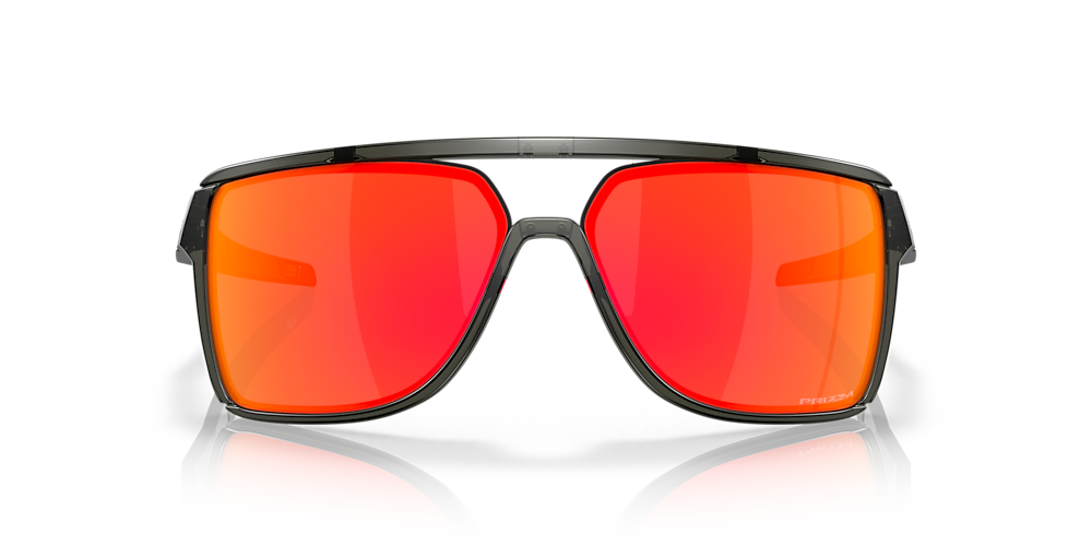 Oakley OO9147 Castel 63 Prizm Ruby & Matte Grey Smoke Sunglasses | Sunglass  Hut USA