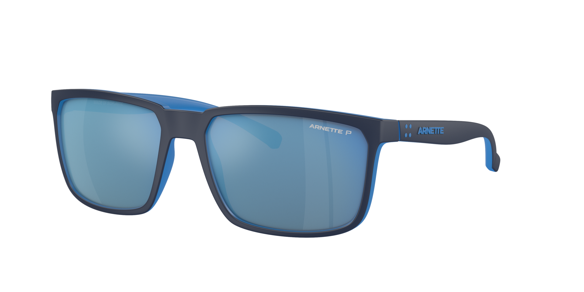 Arnette Man Sunglass AN4251 Stripe -  Frame color: Matte Top Navy On Light Blue, Lens color: Dark Grey Mirror Water Polar