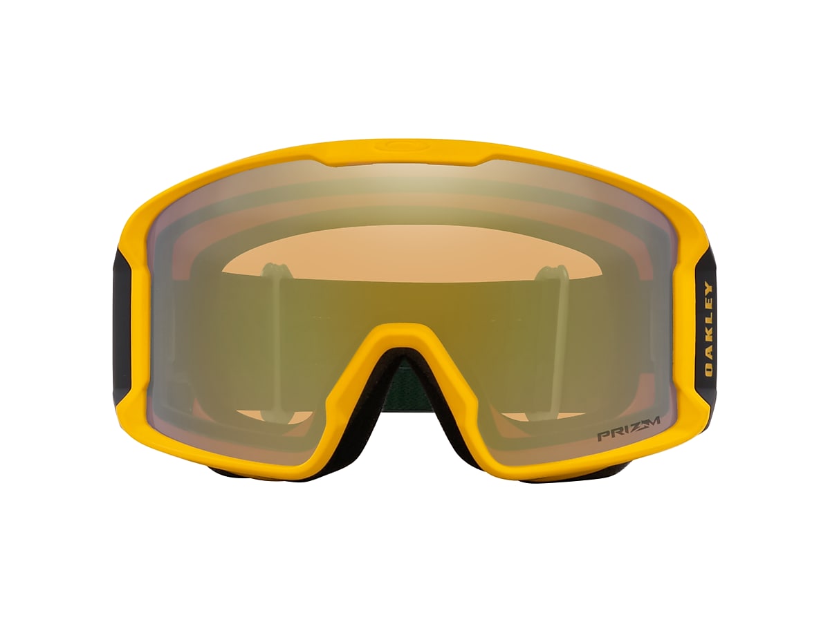 Maschera Snowboard Uomo Line Miner L Prizm Sage Gold Irid Sage Kotsenburg  Oakley