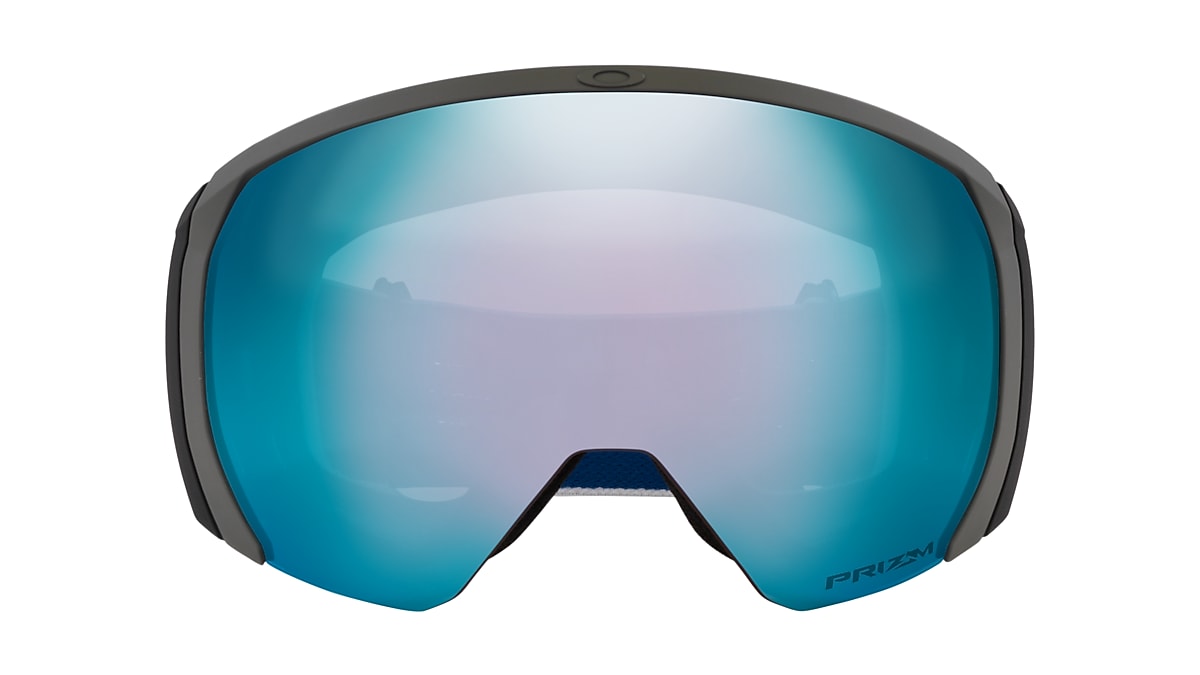 OAKLEY OO7110 Flight Path L Aleksander Kilde Signature Series Snow Goggles  White - Unisex Sunglasses, Prizm Snow Sapphire Iridium Lens