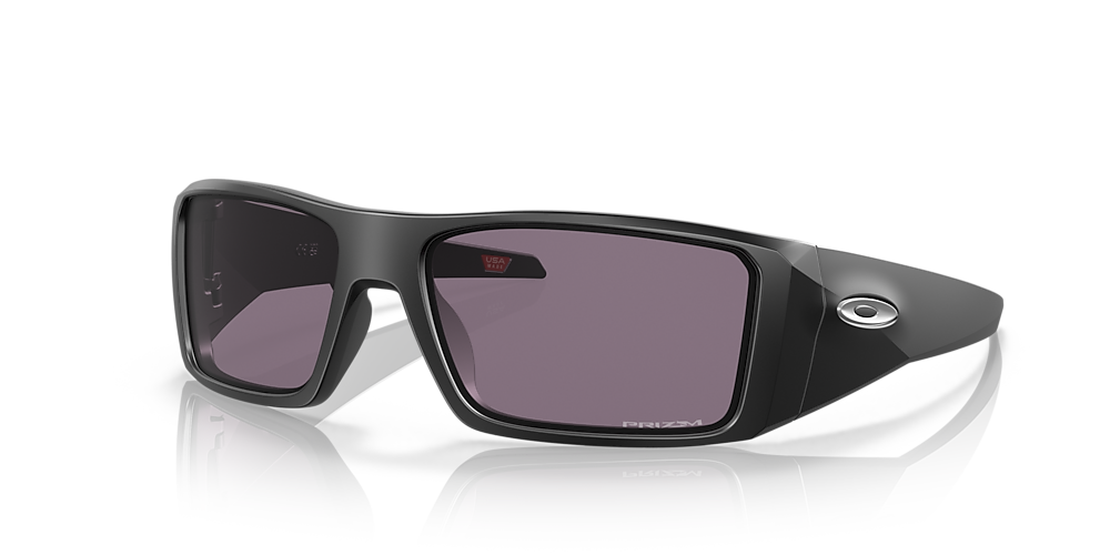 Oakley OO9231 Heliostat 61 Prizm Grey & Matte Black Sunglasses | Sunglass  Hut USA