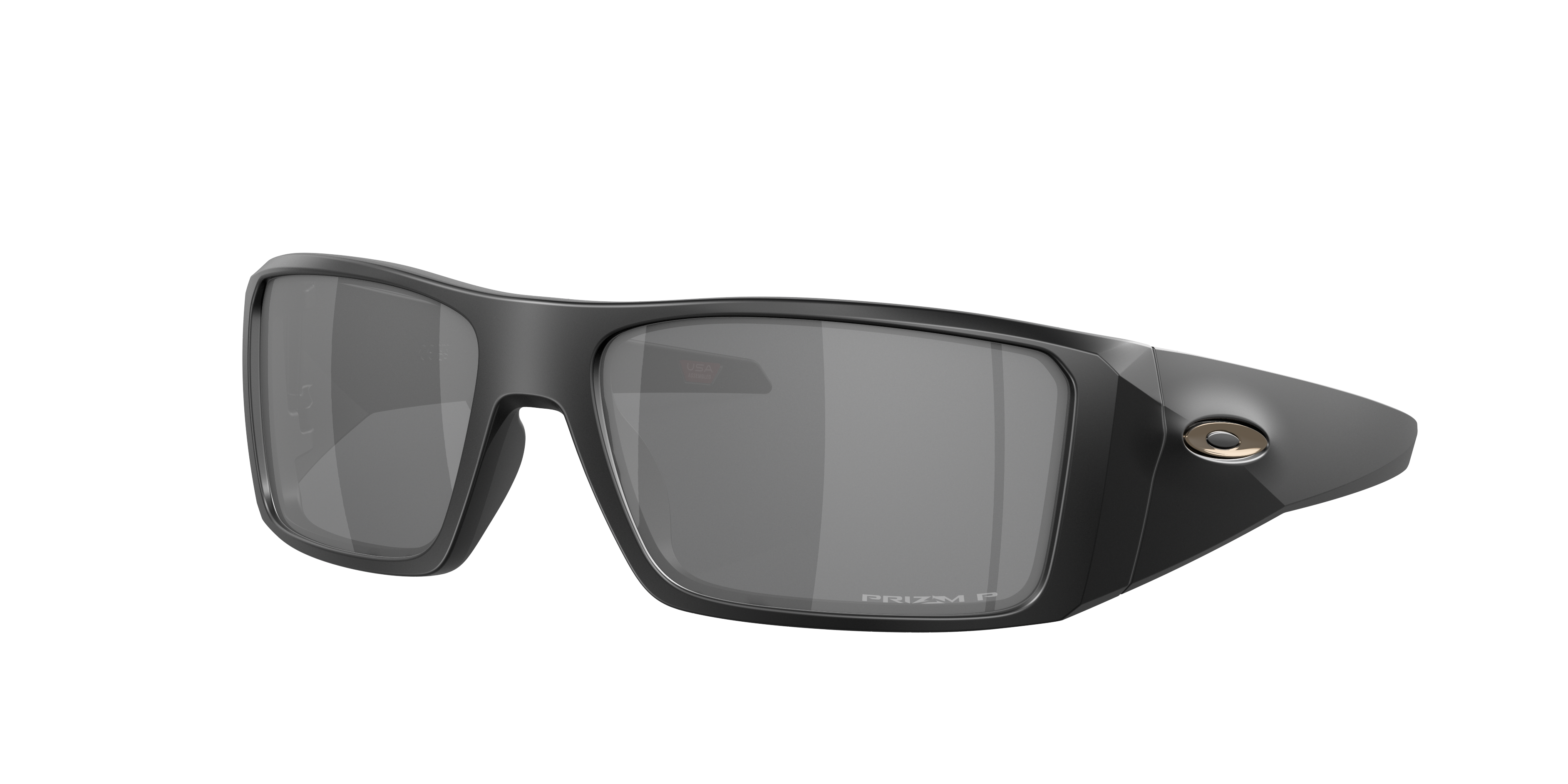 Shop Oakley Man Sunglass Oo9231 Heliostat In Prizm Black Polarized