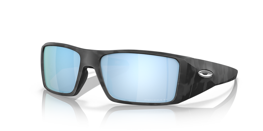 Oakley OO9231 Heliostat 61 Prizm Deep Water Polarized & Matte Black Camo Polarized  Sunglasses