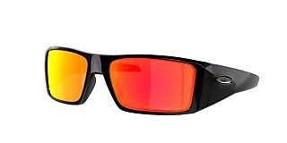 Oakley OO9231 Heliostat 61 Prizm Ruby & Polished Black Sunglasses