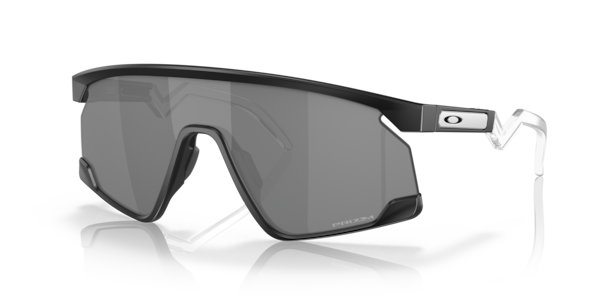 Óculos de sol Oakley BXTR OO9280, formato máscara, armação em o-matter (bio-matter) preto fosco, lente prizm preta