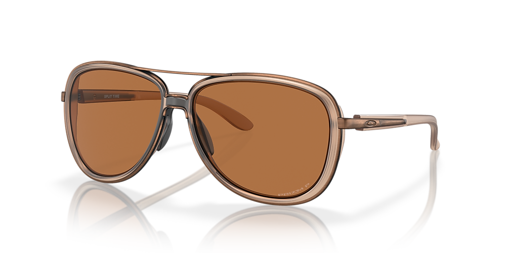 Oakley Split Time Sunglasses Matte Sepia; Prizm Bronze Polarized