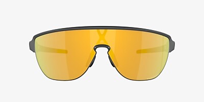 Oakley XX 24k Gold and Carbon Ruby Iridium Sunglasses
