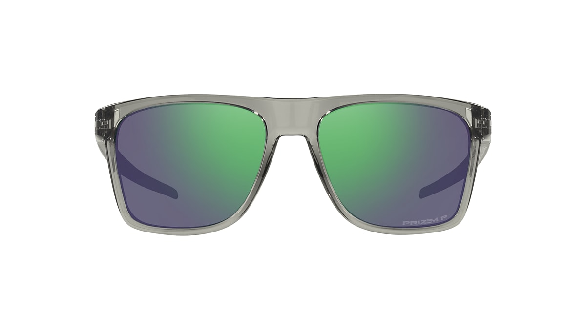 OAKLEY OO9100 Leffingwell Grey Ink - Man Sunglasses, Prizm Jade Polarized  Lens
