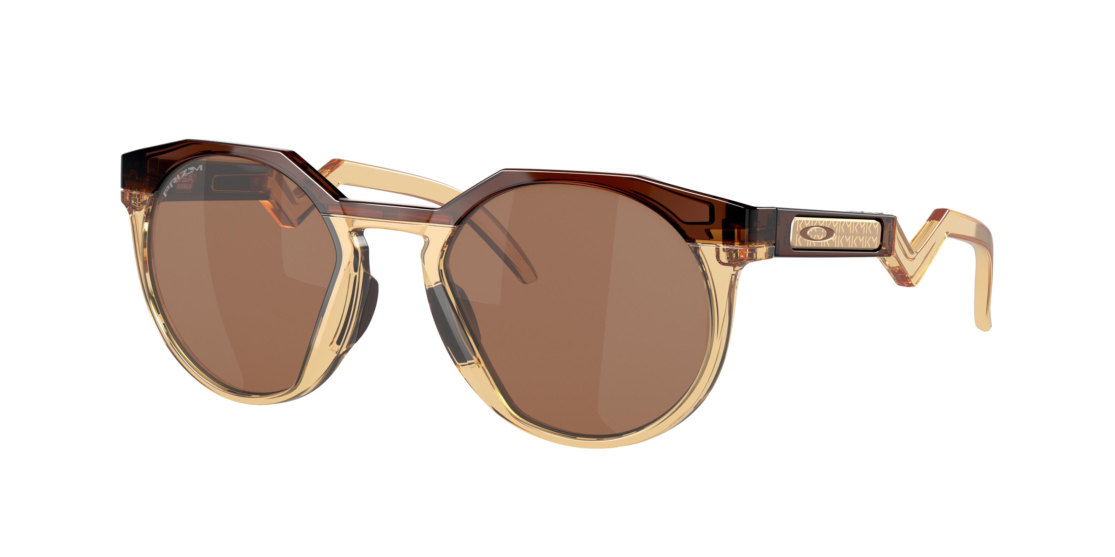 Oakley Kylian Mbappé Signature Round-frame Sunglasses In Prizm Tungsten