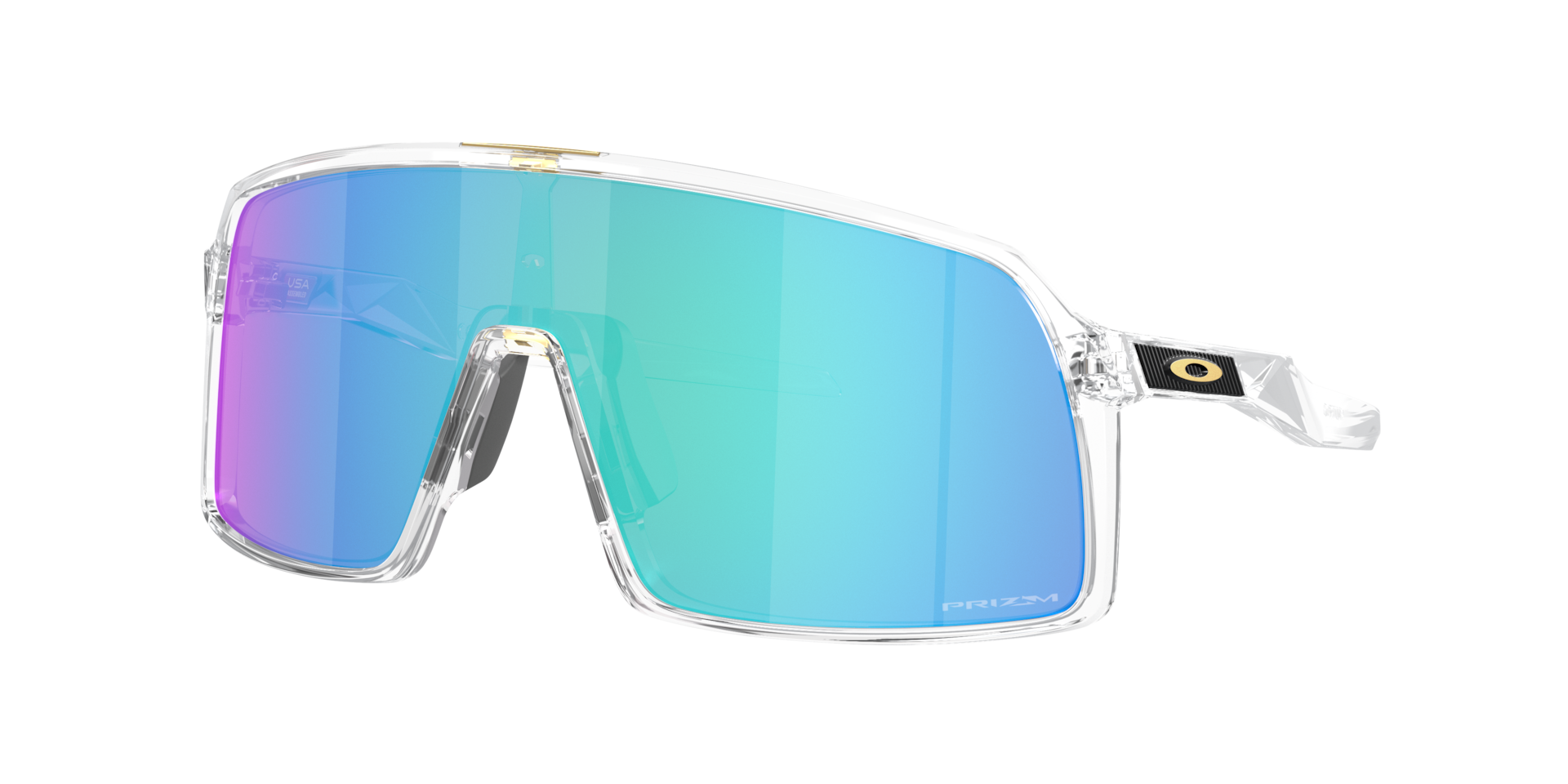 Oakley Man Sunglass OO9406 Sutro - Frame color: Clear, Lens color: Prizm Sapphire