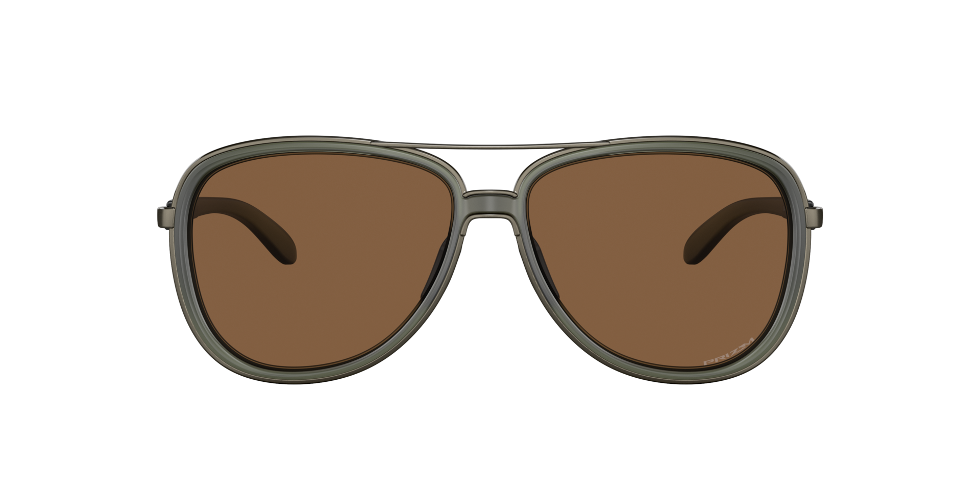 Oakley Woman Sunglass OO4129 Split Time - Frame color: Matte Olive Ink, Lens color: Prizm Bronze