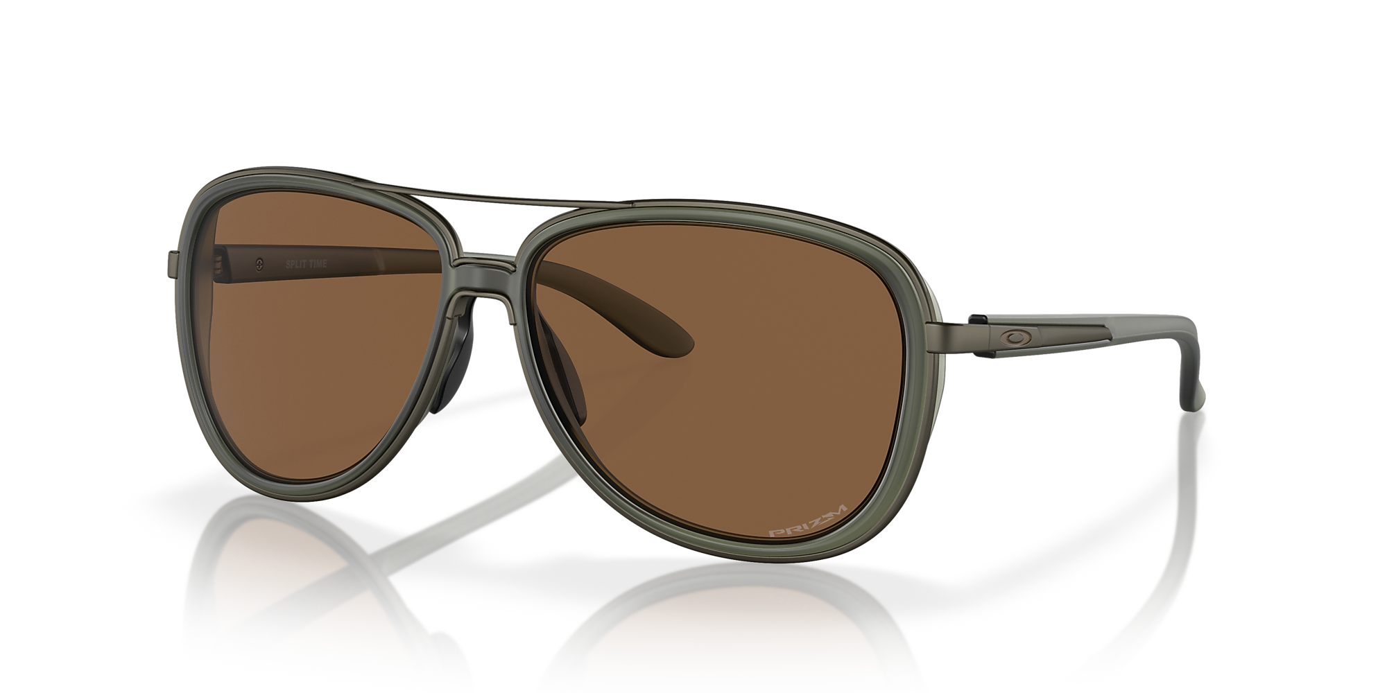 Oakley OO4129 Split Time 58 Prizm Bronze & Matte Olive Ink Sunglasses