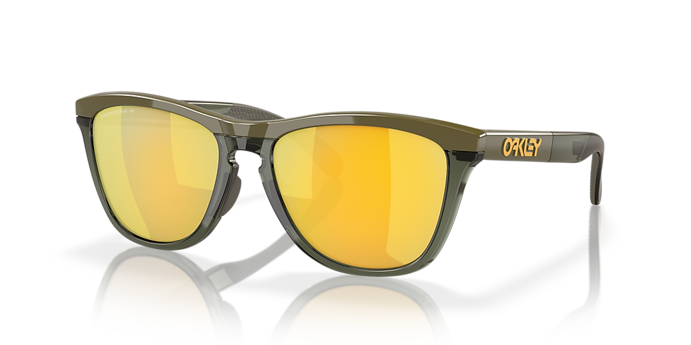 Oakley OO9284 Frogskins™ Range 55 Prizm 24K Polarized & Dark Brush Polarized  Sunglasses