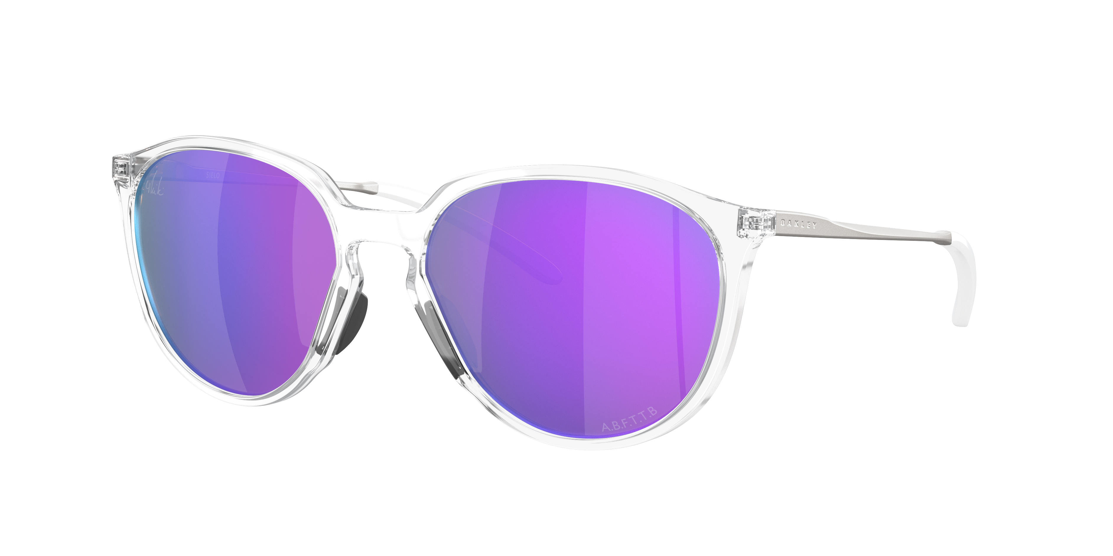 OAKLEY OO9288 Mikaela Shiffrin Signature Series Sielo Polished Chrome -  Woman Sunglasses, Prizm Violet Lens