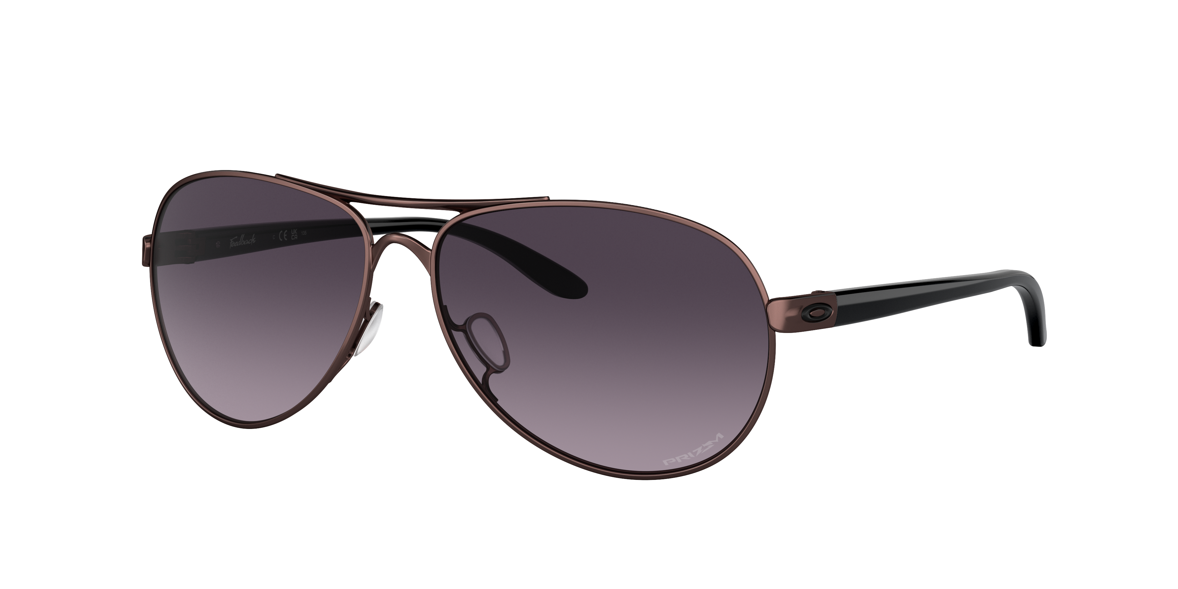 Oakley Woman Sunglass Oo4079 Feedback In Prizm Grey Gradient