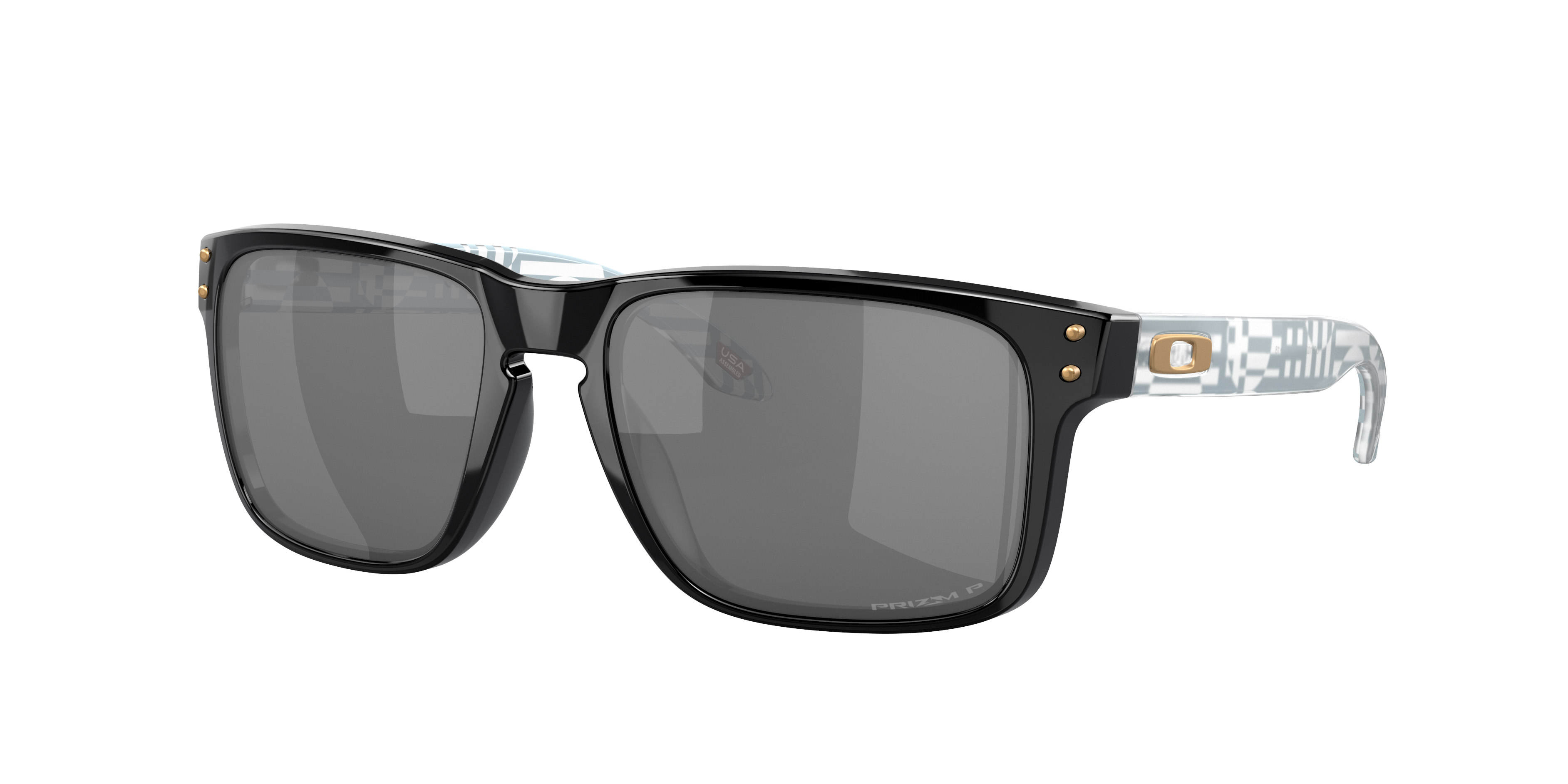 Shop Oakley Man Sunglass Oo9102 Holbrook™ Introspect Collection In Prizm Black Polarized