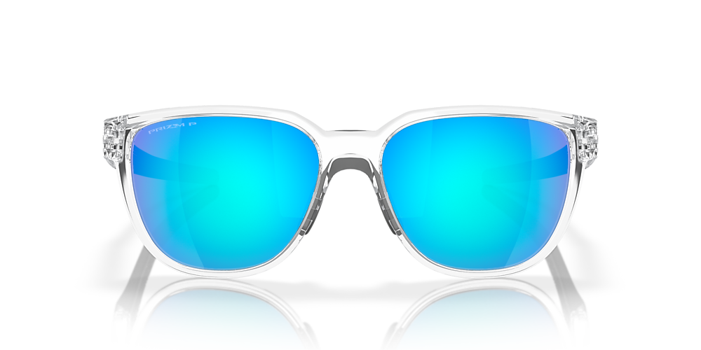 Holbrook™ XL Prizm Sapphire Polarized Lenses, Polished Clear Frame  Sunglasses