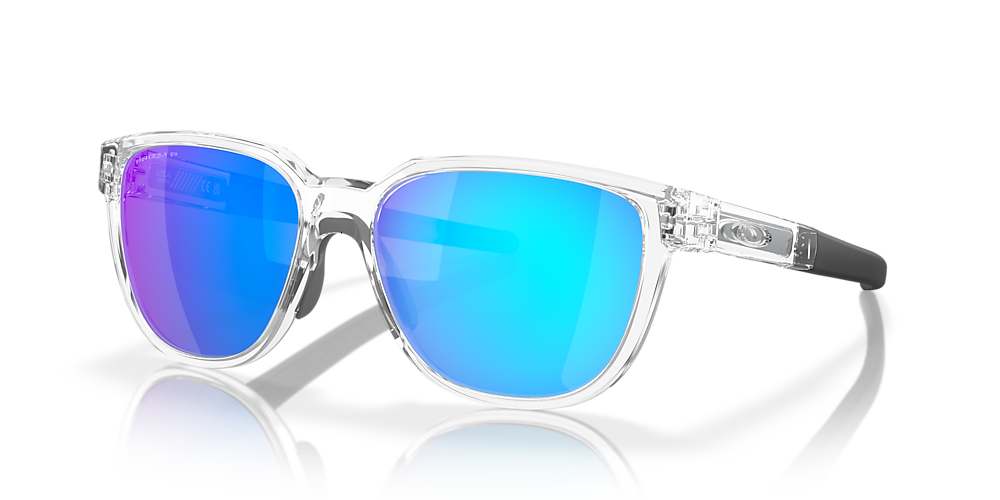 Holbrook™ XL Prizm Sapphire Polarized Lenses, Polished Clear Frame  Sunglasses