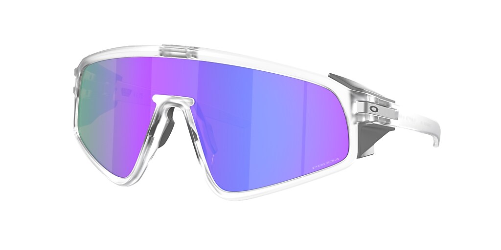 Oakley OO9404 Latch™ Panel Prizm Violet & Matte Clear Sunglasses ...