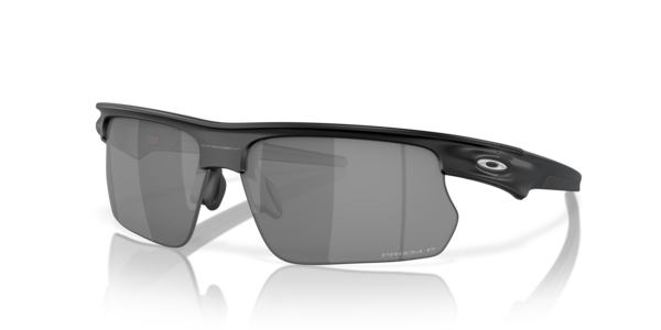 Óculos de sol Oakley BiSphaera OO9400, formato máscara, armação em o-matter preto fosco, lente prizm preta polarizada
