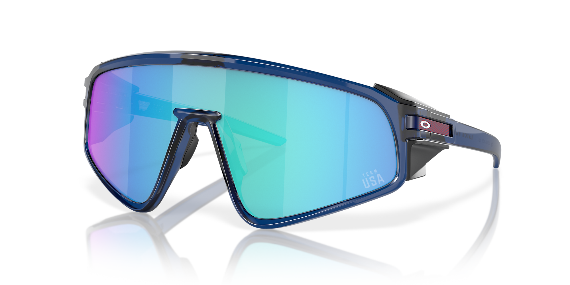 Oakley OO9404 Latch™ Panel Team USA Prizm Sapphire & Transparent Blue ...