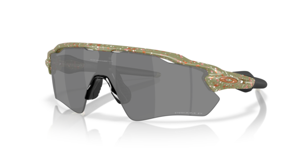 Óculos de sol Oakley Radar EV Path, formato máscara, armação em o-matter matte fern terrazzo, lente prizm black polarized