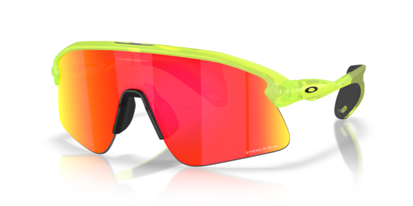 Óculos de sol Oakley Stunt Devil OO9517, formato máscara, armação em o-matter urânio fosco, lente prizm rubi
