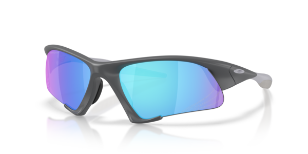 Óculos de sol Oakley Suture Jacket OO9532, formato máscara, armação em o-matter carbono fosco, lente prizm safira polarizada