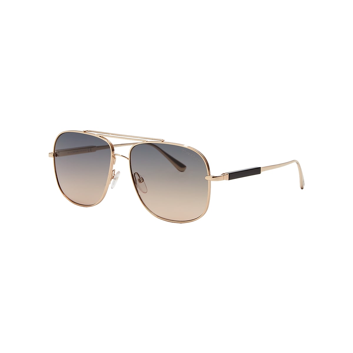 Tom Ford FT0669 60 Grey Gradient & Gold Pink Sunglasses Sunglass Hut USA