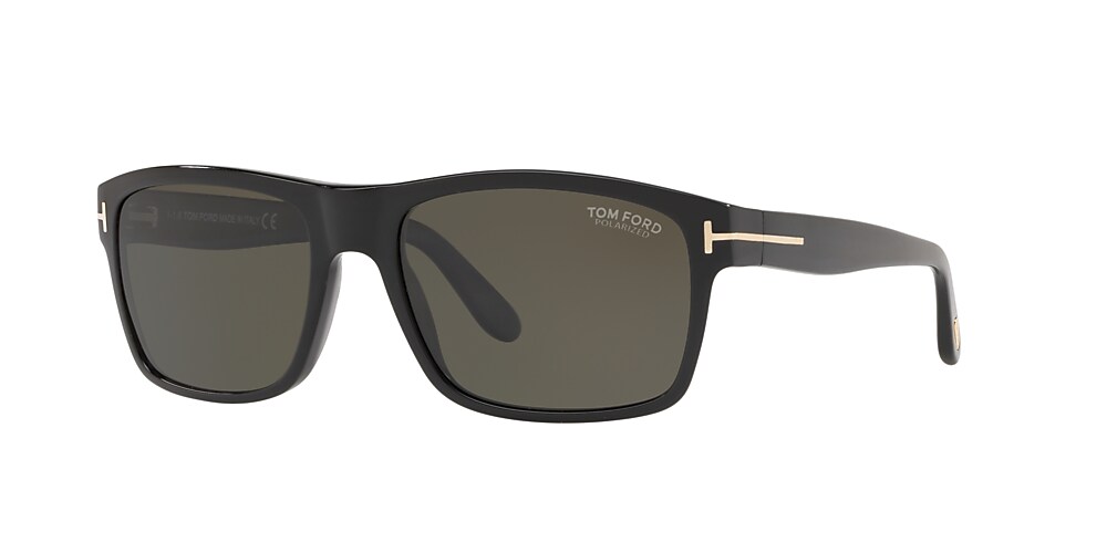 Tom Ford FT0678 58 Grey Polarized Black Shiny Polarized