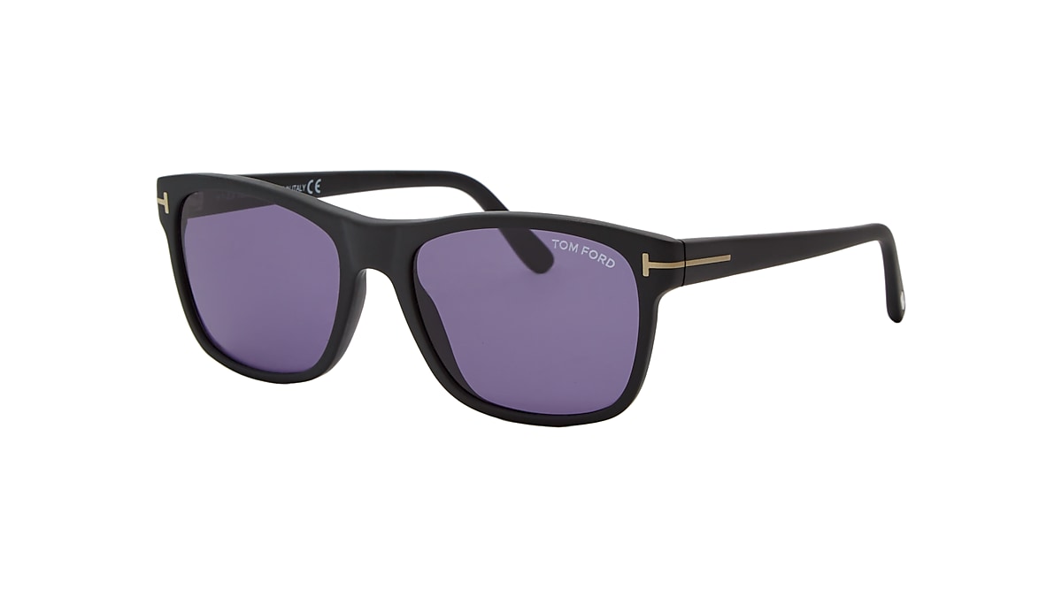 Tom Ford FT0698 57 Blue & Matte Black Polarised Sunglasses | Sunglass Hut  Australia