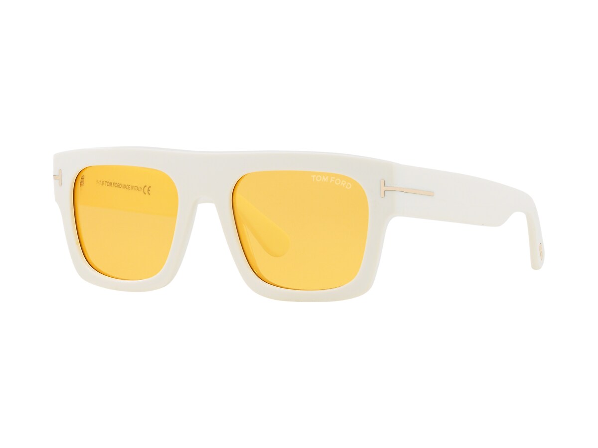 Tom Ford FT0711 53 Brown & Ivory Sunglasses | Sunglass Hut USA