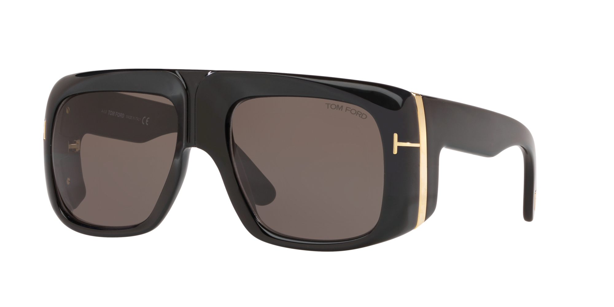 Tom Ford Unisex Ft0733 - Frame color: Marron, Lens color: Gris-Noir Injecté